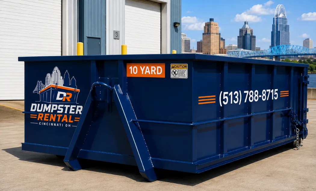 10 yard dumpster rental in Cincinnati OH